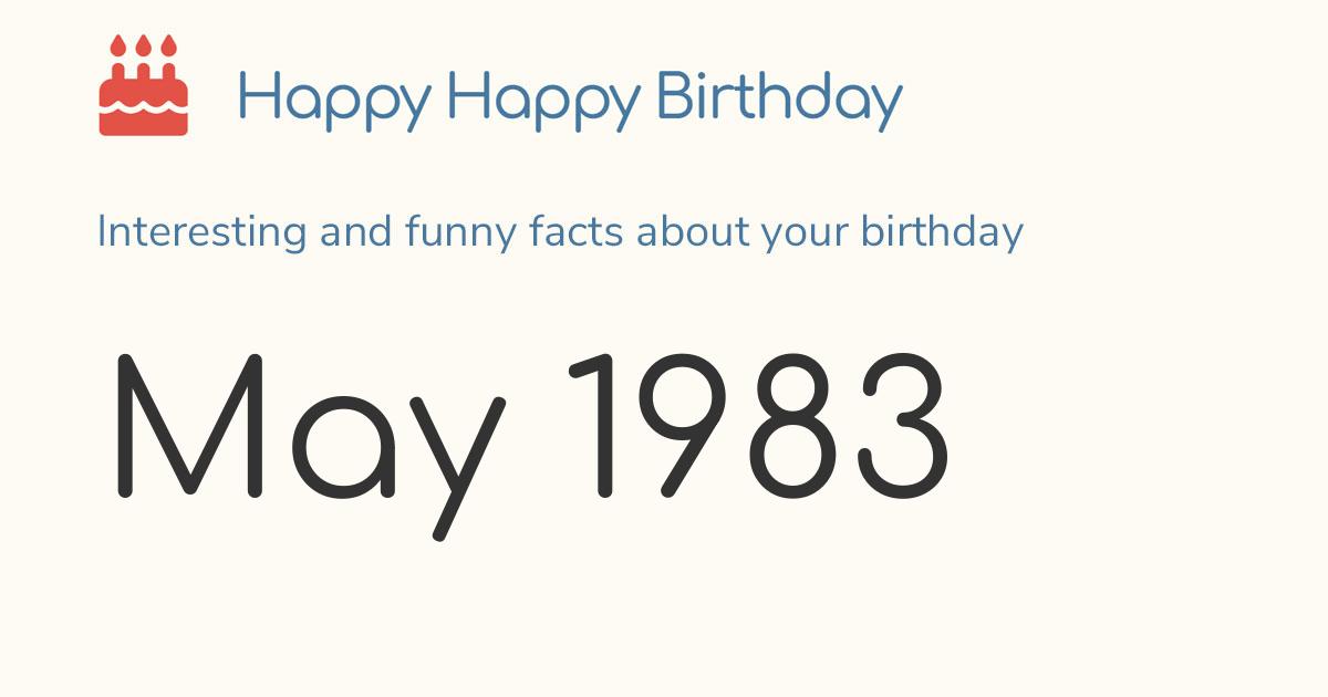 may-1983-calendar-birthday-zodiac