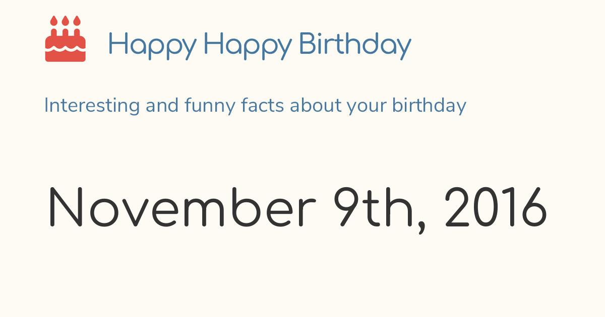 november-9th-2016-wednesday-birthday-zodiac-weekday