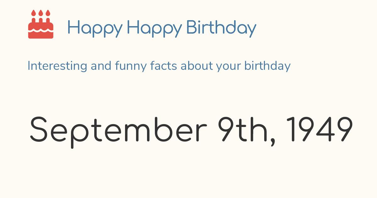 september-9th-1949-friday-birthday-zodiac-weekday