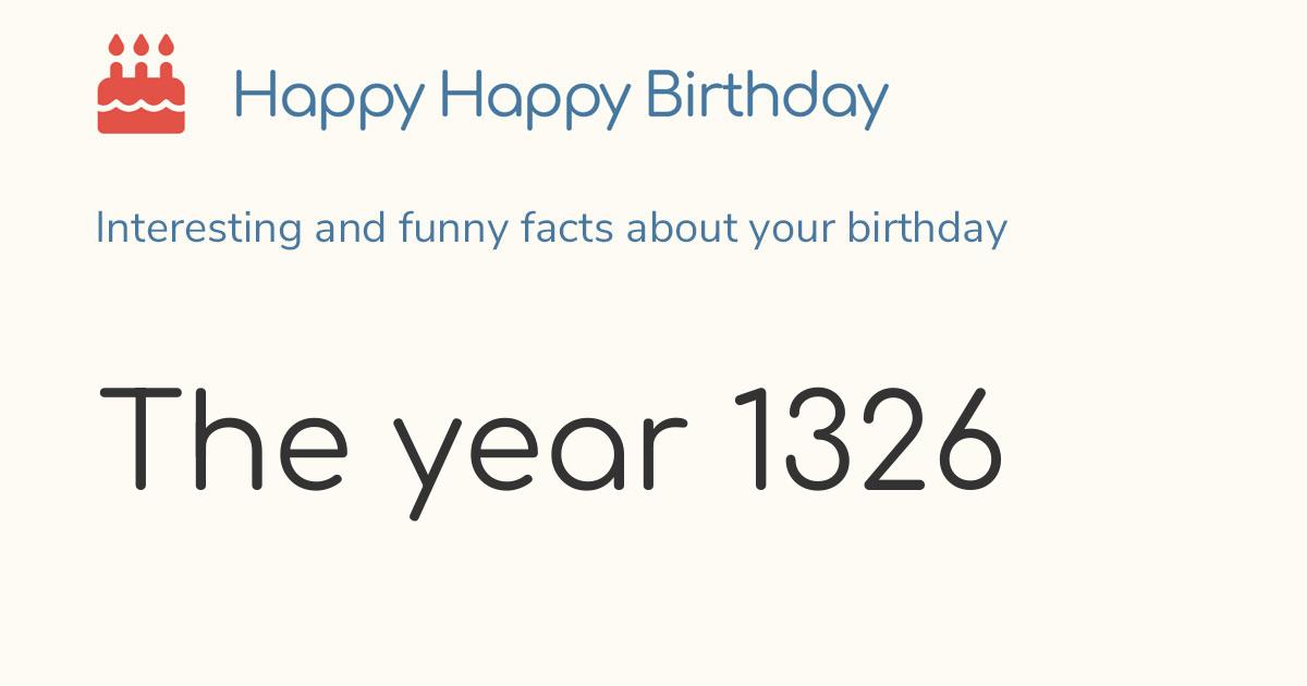 the-year-1326-calendar-history-and-birthdays